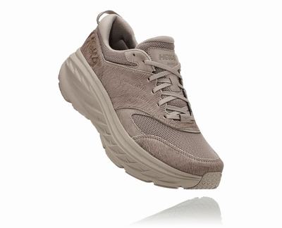 Hoka All Gender X Eg Bondi L Road Running Shoes Grey (HO0398) Australia